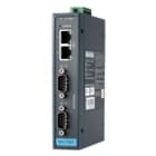 Advantech - Passerelle Serveur 2 ports Serie RS232/422/485, 2ports Ethernet - Températures