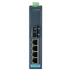 Advantech - Switch non-administrable 4 ports RJ45 10/100Mb 1 port fibre SC MM