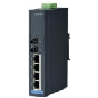 Advantech - Switch 4FE+1FE ST LAN MM Non-manageable Température étendue Rail DIN et support