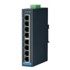 Advantech - Switch 8FE LAN Non-manageable, norme DNV,Température étendue, Rail DIN et