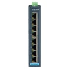 Advantech - Switch 8FE LAN Non-manageable,Température étendue, Rail DIN et support mural
