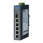 Advantech - Switch non-manageable 4 GE POE 1 G et 1 G SFP Alim 24 ? 48 VDC trame Jumbo