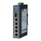 Advantech - Switch non-manageable 4 GE POE, 1 G et 1 G SFPAlim 24 ? 48 VDC, trame Jumbo