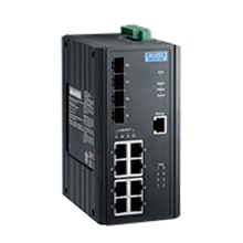 Advantech - Switch Gigabit PoE 8GE 4G SFP LAN Non-manageable