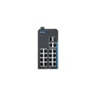 Advantech - Switch non manageable 16 ports RJ45 100 MBts + 2 Gbe combo