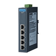 Advantech - Switch 5GE LAN Non-manageable,Température étendue, Rail DIN