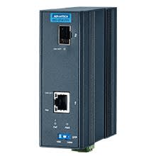Advantech - Injecteur 1GE PoE, SFP, IEEE802.3af/at, 60W, 48VDC, Température étendue, Rail