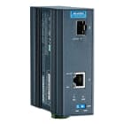 Advantech - Injecteur 1GE PoE, SFP, IEEE802.3af / at, 48VDC, Température étendue, Rail DIN