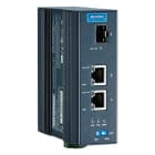 Advantech - Injecteur 2GE PoE, SFP, IEEE802.3af / at, 48VDC, Température étendue, Rail DIN