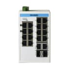 Advantech - Switch supervisable Modbus TCP 16 ports RJ45 FE + 2 ports GE SFP Combo + T° éte