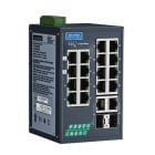 Advantech - Switch supervisable PROFINET, 16 ports RJ45 FE+ 2 ports GE SFP Combo