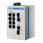 Advantech - Switch supervisable EtherNet/IP 8 ports RJ45 FE + 2 ports Combo GE SFP Combo +