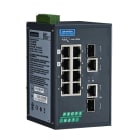 Advantech - Switch supervisable PROFINET, 8 ports RJ45 FE+ 2 ports GE SFP Combo + T° étendue