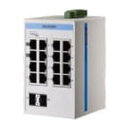 Advantech - Switch supervisable Modbus TCP 16 ports RJ45 GE + 2 ports GE SFP + T° étendue
