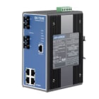 Advantech - Switch administrable 4 ports 10/100MB + 2 ports f ibre 100FX SC SM - T° étendu