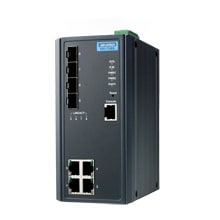 Advantech - Switch 4GE + 4G LAN Manageable Température étendue