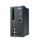 Advantech - 4GE+4G SFP Managed Ethernet Switch, -40~75?