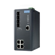 Advantech - Switch 4GE + 4G, LAN Manageable,Température étendue