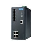 Advantech - Switch 4GE + 4G, LAN Manageable,Température étendue