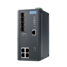 Advantech - Switch 4GE PoE + et 4G SFP, LAN Manageable,IEEE802.3af / at, 46 ~ 57VDC