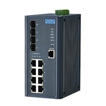 Advantech - 8GE + 4SFP Port Managed Ethernet Switch,températures étendues
