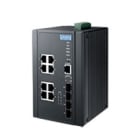 Advantech - Switch 8GE PoE and 4G SFP, LAN Manageable,IEEE802.3af/at/bt, 53~57VDC