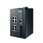 Advantech - Switch 8GE PoE and 4G SFP LAN Manageable IEEE802.3af/at/bt 53~57VDC Températur