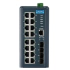 Advantech - Switch administrable 16 ports FE + 4 ports SFP