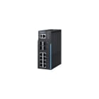 Advantech - Switch Ethernet Gigabit administrable L3 8 ports RJ45 et 4 ports SFP+ 10G