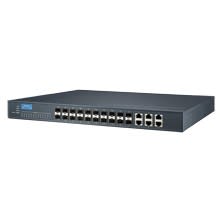Advantech - Switch 6GE + 20G SFP, LAN Manageable,Alimentation AC/DC