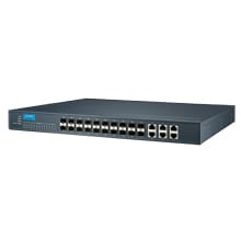 Advantech - Switch 6GE + 20G SFP LAN Manageable Alimentation AC/DC