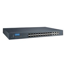 Advantech - Switch 6GE + 20G SFP, LAN Manageable,Alimentation AC/DC