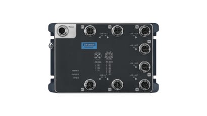 Advantech - Switch 8GE, LAN Non-Manageable, EN50155, 24-48 VDC