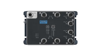 Advantech - Switch 8GE, LAN Non-Manageable, EN50155, 24-48 VDC