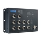 Advantech - Switch 8FE PoE + 2GE (1 bypass), LAN Non-Manageable, EN50155, 24-48 VDC