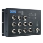 Advantech - Switch 10GE PoE (1 bypass), LAN Manageable, EN50155, 72-110 VDC