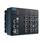 Advantech - Switch 8FE PoE + 4GE (2 bypass) LAN Manageable E N50155 24-110VDC IP67