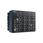 Advantech - Switch 16GE PoE (2 bypass), LAN Manageable, EN50155, 24-110VDC