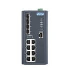 Advantech - Switch Administrable Niv 3, 8 ports GbE + 4 SFP + T° étendue