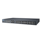 Advantech - Switch Industriel 24 port Gigabit RJ45 et 4 portsGigabit combo RJ45 <-> SFP