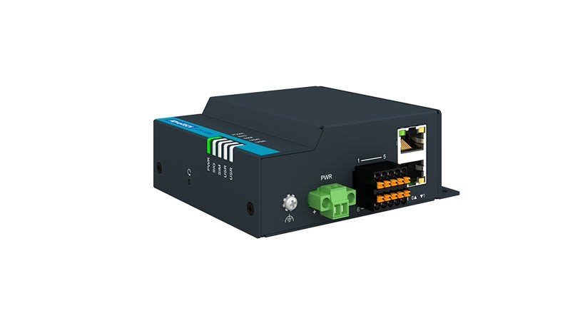 Advantech - Routeur LTE Cat 4 , 2xEthernet Gb, 1xRS232, 1xRS485, 2xSIM, 1xDI, 1xDO, EMEA