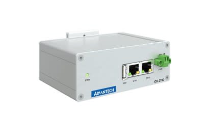 Advantech - Routeur LAN, 2xETH, GLOBAL métal IEC 62443