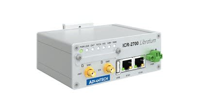Advantech - ICR-2700-S1, EMEA, 2× Ethernet, USB, Metal, EU Accessories