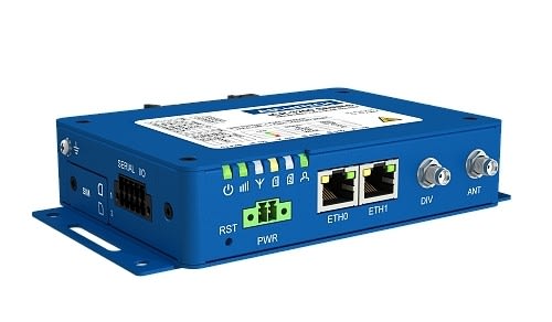 Advantech - Routeur 4G, 2 ETH, 1 RS232/RS485, GPS, IO, 2 SIM,WIFI, EMEA, Node-Red