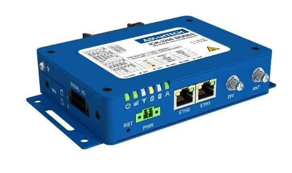 Advantech - Routeur 4G, 2 ETH, 1 RS232/RS485, GPS, 2 SIM,NAM