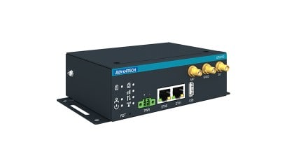 Advantech - Routeur cellulaire 4G Cat 6 double SIM, 2 ports Ethernet, TPM 2.0, CPU