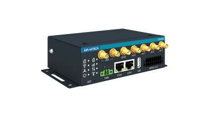 Advantech - Routeur 5G, GLOBAL, 2× ETH, 2× RS232/RS485, USB, SD, WIFI, Without Accessories