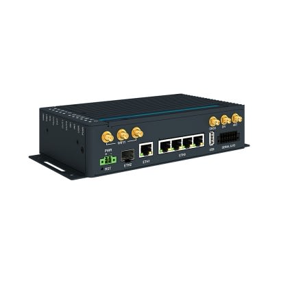 Advantech - Routeur GLOBAL, 5× ETH, 1× RS232, 1× RS485, CAN, PoE PSE+, WIFI, SFP, USB, SD