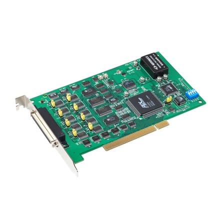 Advantech - Carte PCI 8 sorties analogiques,16 E/S numériques, 16 bits