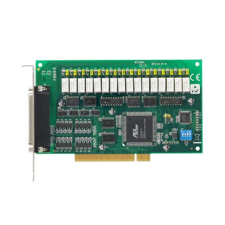 Advantech - Carte PCI 16 relais, 16 entrées numériques isolées